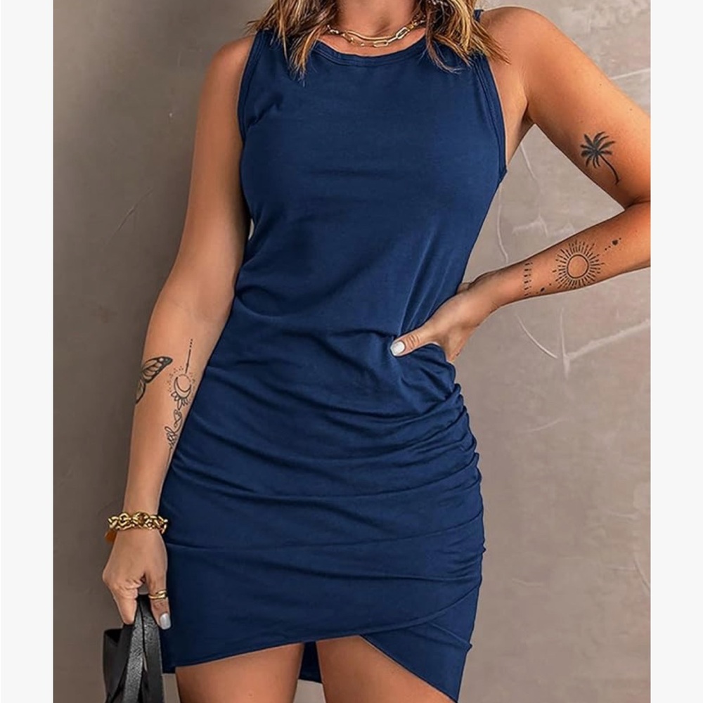 Dark Blue Bodycon Dress